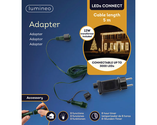 Adaptador para sistemas de luces conectables 500cm