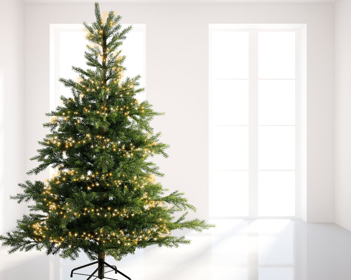 Luces del árbol-Luces microled cluster Largo 1800cm-1440LED WARM WHITE/CLASSIC WARM