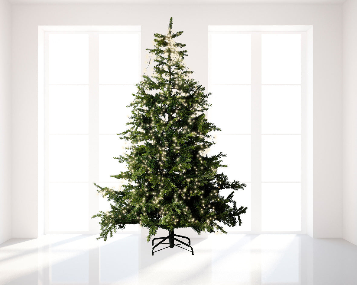 Luces del árbol-Luces microled cluster Largo 1800cm-1440LED WARM WHITE/CLASSIC WARM