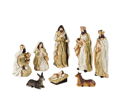 Nativity scenes set of 8 pieces