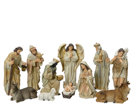 Nativity scenes set of 11 pieces