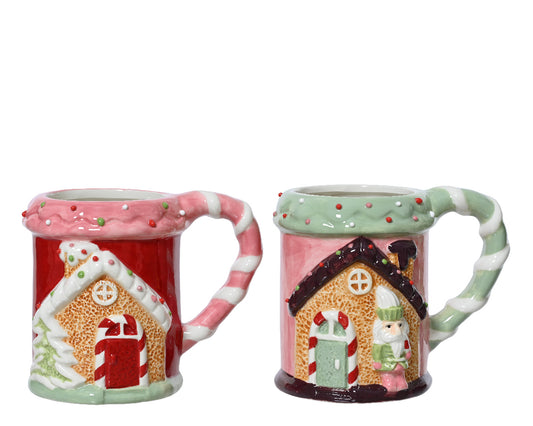 Taza dolomita de navidad 13cm