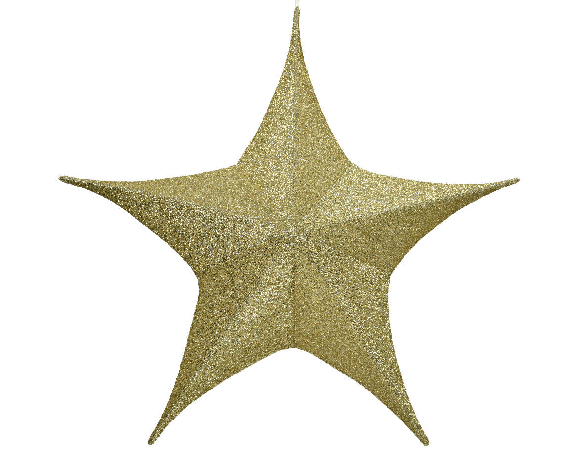 Decoraciones de pared y colgantes-Estrella plegable dorada de Alto 60cm
Diámetro 180cm