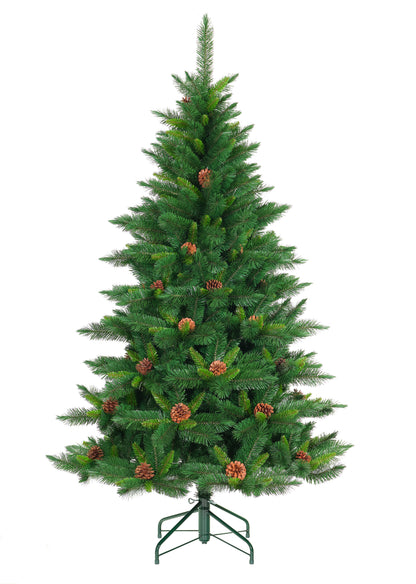 Christmas tree with pine cones 180cm