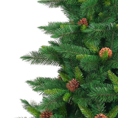 Christmas tree with pine cones 180cm