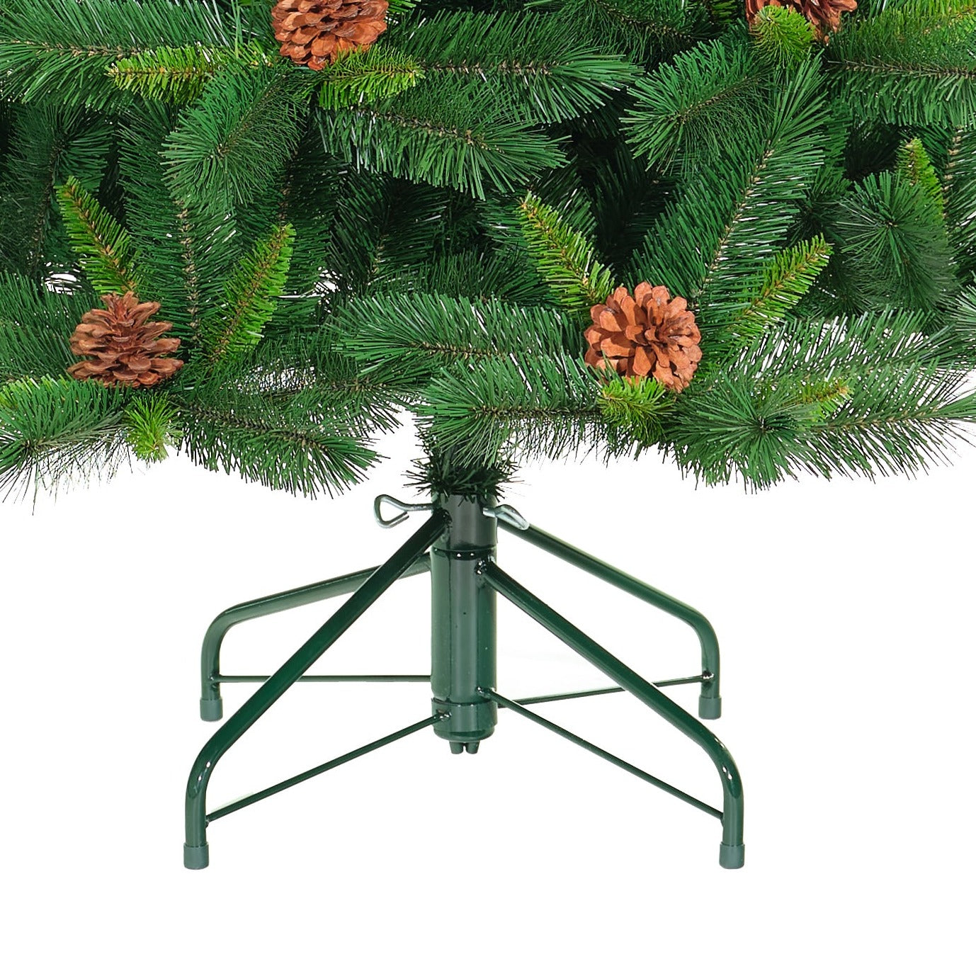 Christmas tree with pine cones 180cm