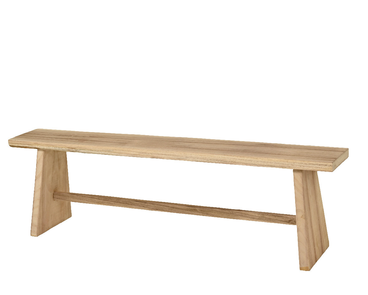 Pawlonia wood bench 160CM