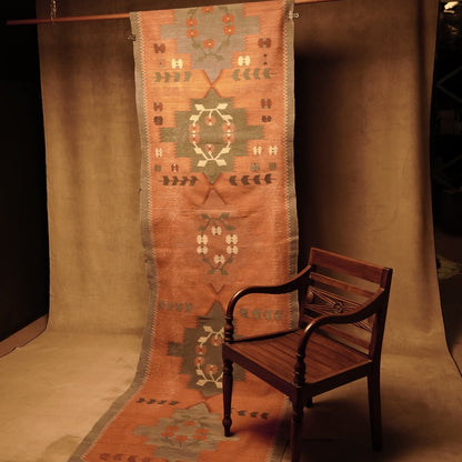 Alfombra Kilim Vintage de Lana – Hecha a Mano en Azerbaijan