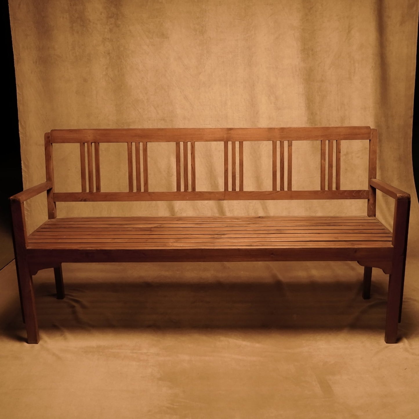 Classic Style Natural Wood Bench