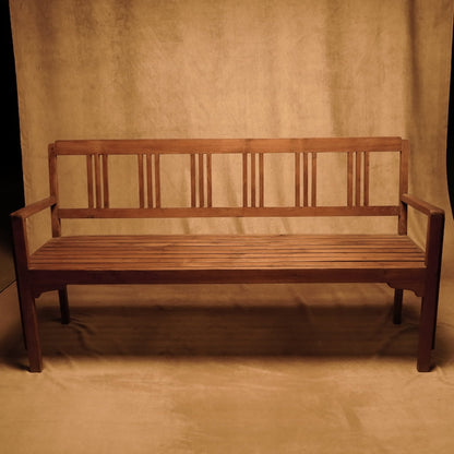 Classic Style Natural Wood Bench