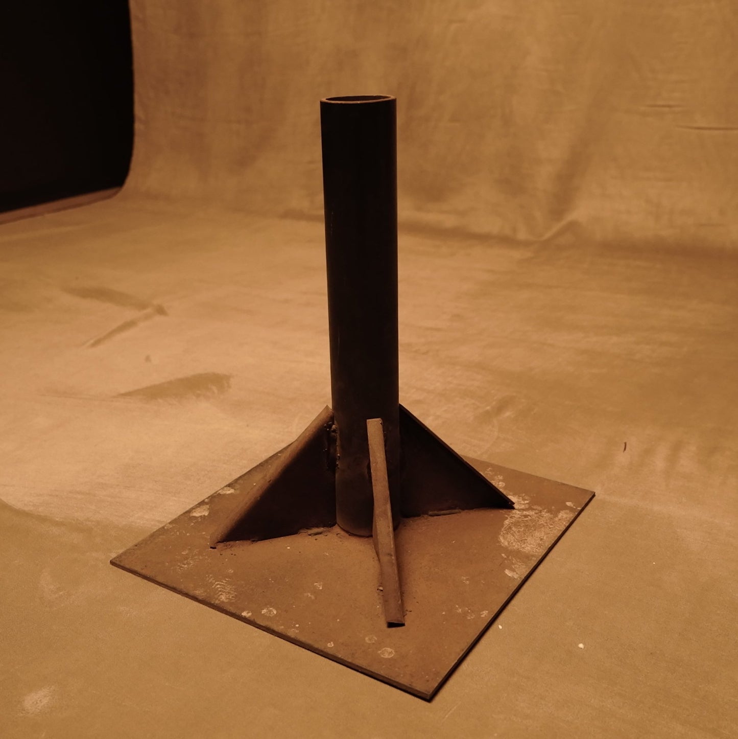 Base de sombrilla de hierro - 35x35x40 cm, diámetro 6 cm
