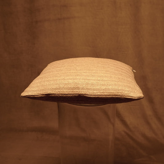 Square Seat Cushion without Fringe in Natural Polypropylene