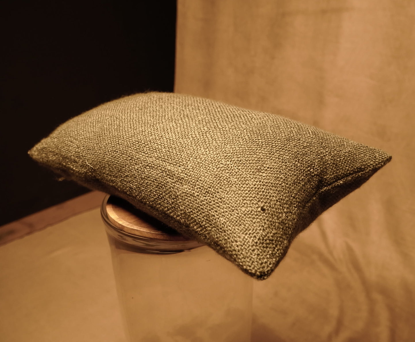 Cojín decorativo nórdico gris con funda desenfundable, estilo moderno