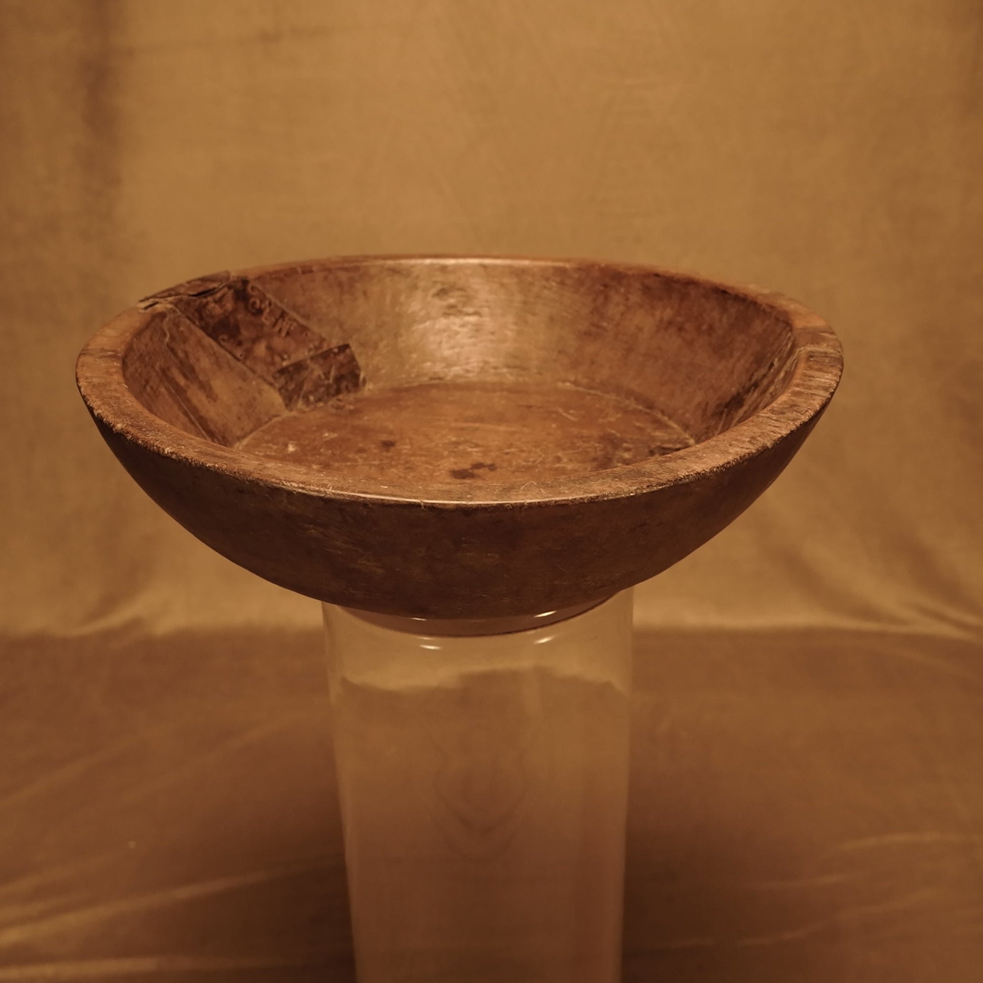 Cuenco de Madera Maciza Estilo Indígena - 60cm