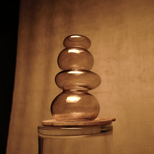 Jarrón de Cristal Reciclado - Diseño Contemporáneo