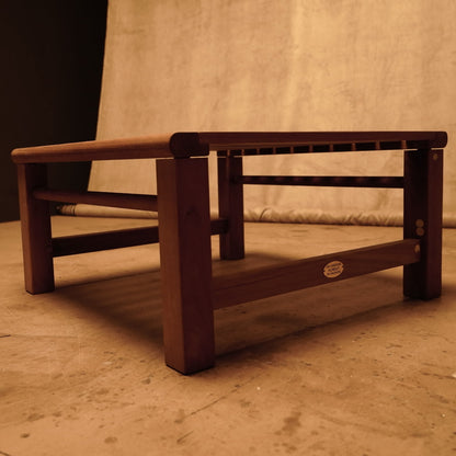 Mesa baja de teca 60x60 cm – Estilo minimalista para exterior