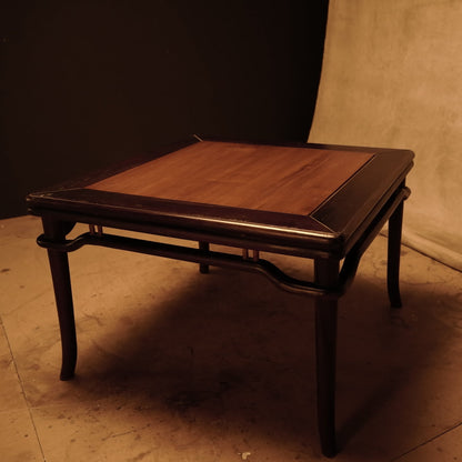 Mesa de Centro de Madera de Olmo Estilo Oriental