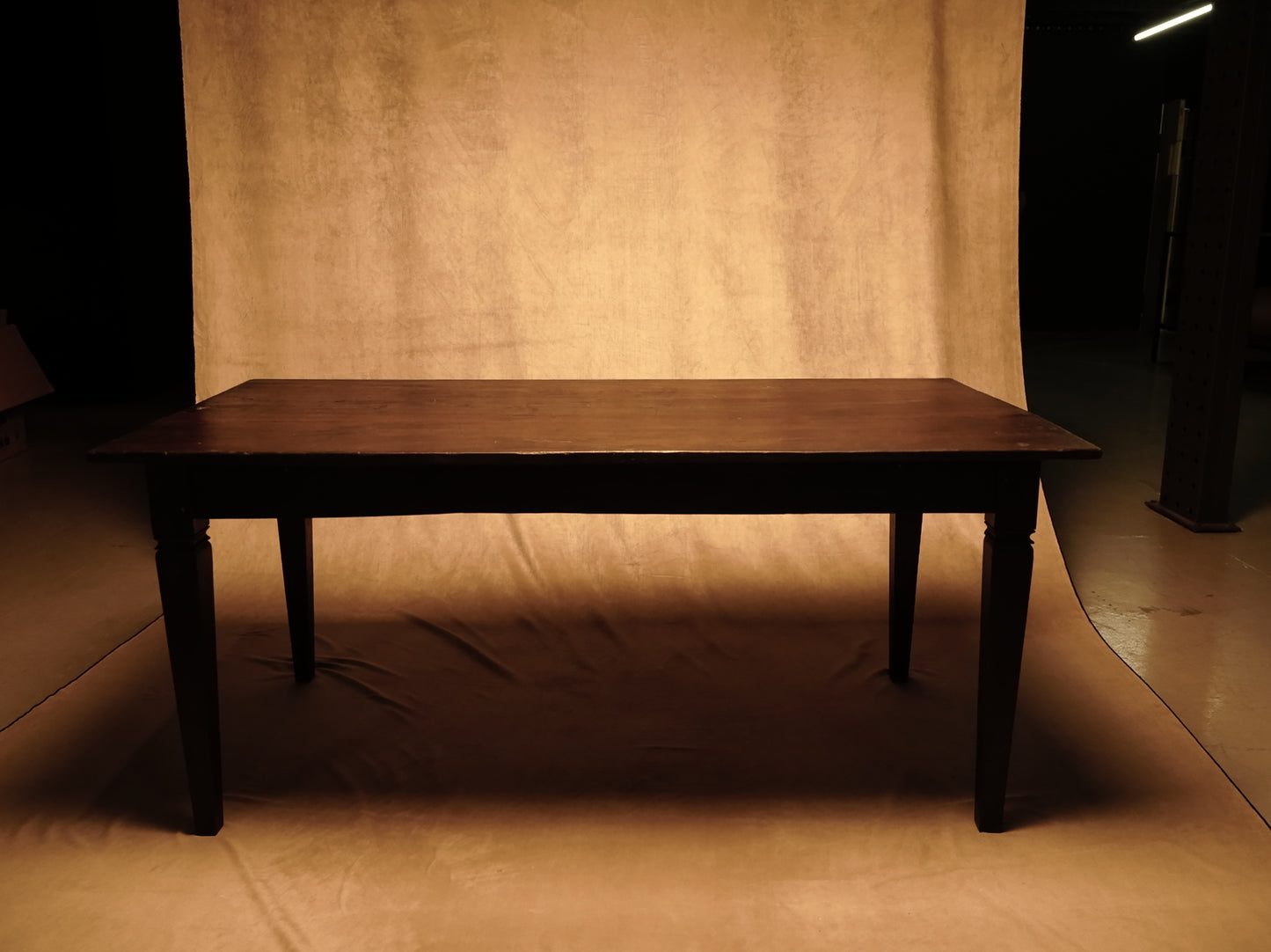 Mesa de Cocina Canaria de Madera Teca Vintage