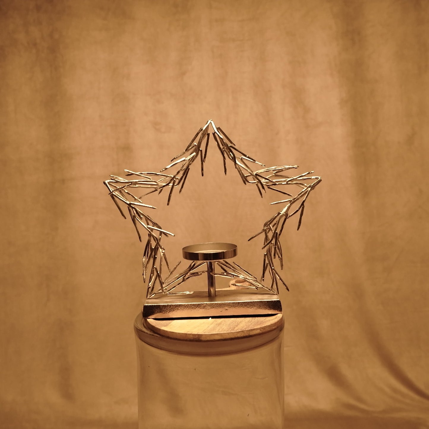 Aluminum candle holder no. 46