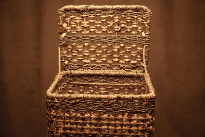 Boho Roots Laundry Basket with Lid - in 3 sizes