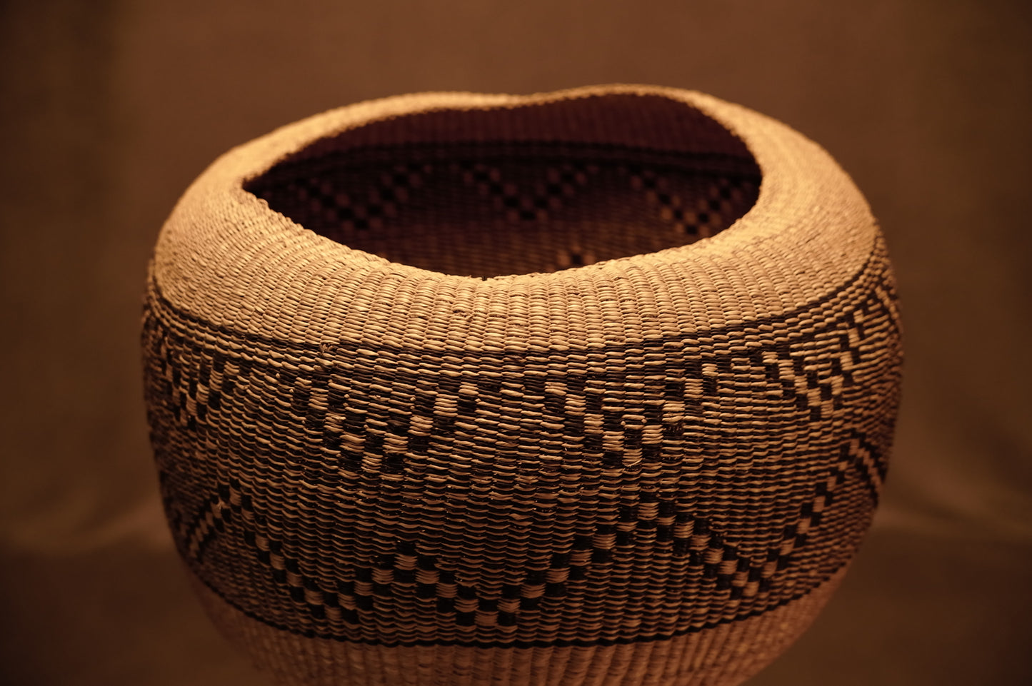 Handmade Ghana Tribal Basket