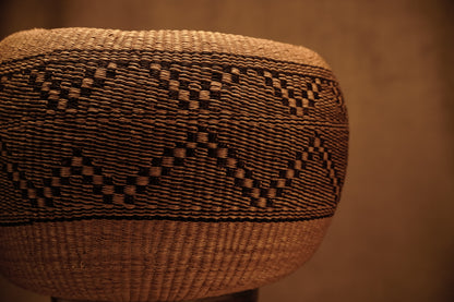 Handmade Ghana Tribal Basket