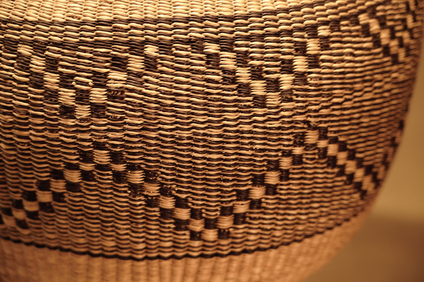 Handmade Ghana Tribal Basket