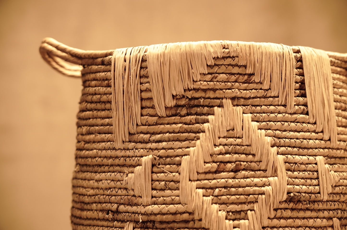 Water Hyacinth Tribal Basket - in 3 sizes