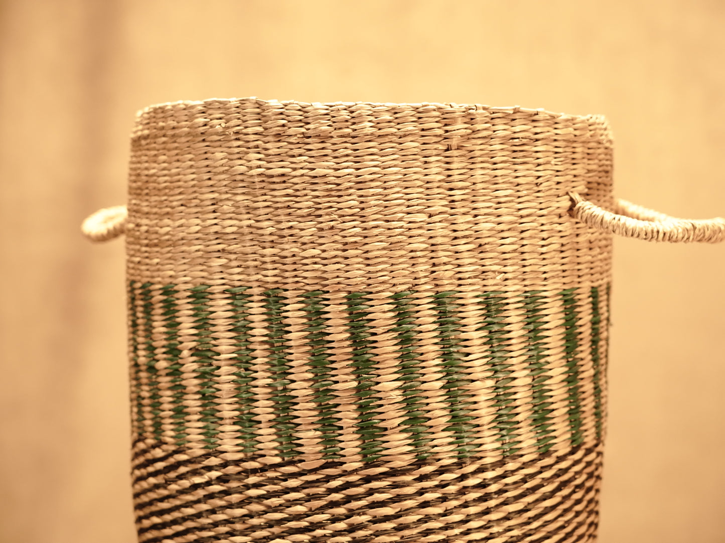 Handmade Seagrass Pot Cover Basket dia32cmx34cm