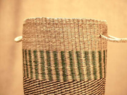 Handmade Seagrass Pot Cover Basket dia32cmx34cm