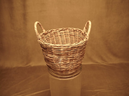 Natural rattan handmade basket - in 2 sizes