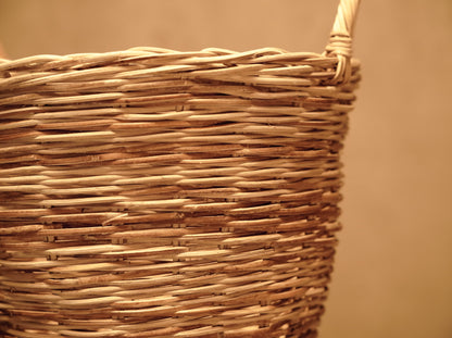 Natural rattan handmade basket - in 2 sizes