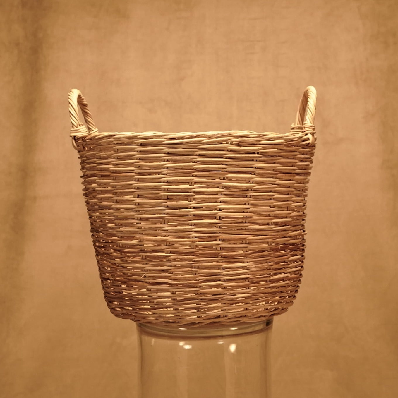 Natural rattan handmade basket - in 2 sizes