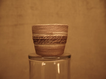 Boho style paper rope planter - in 3 sizes