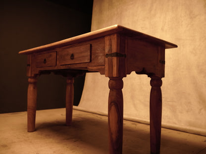 Rustic wooden desk hall 120x60cm