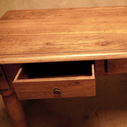 Rustic wooden desk hall 120x60cm