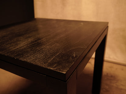 Mesa de Teca negra estilo Japandi - 90x90 cm