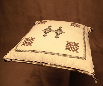 Ethnic Style Embroidered Cotton Cushion