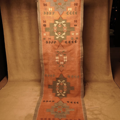 Alfombra Kilim Vintage de Lana – Hecha a Mano en Azerbaijan