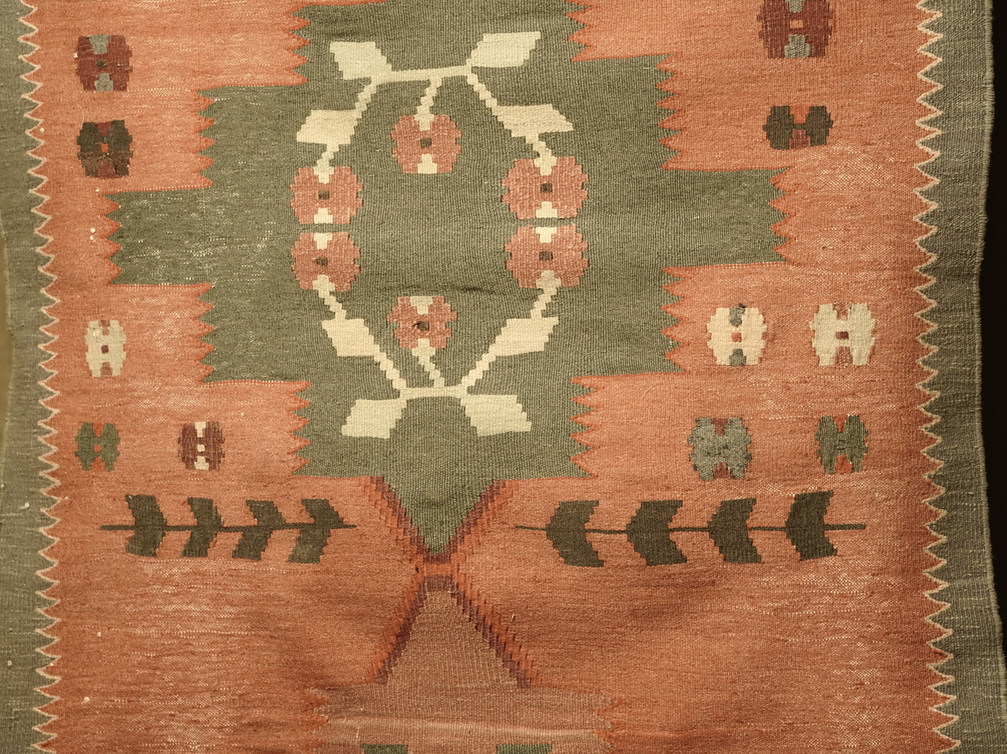 Alfombra Kilim Vintage de Lana – Hecha a Mano en Azerbaijan