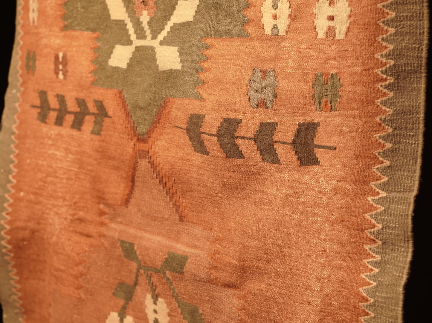 Alfombra Kilim Vintage de Lana – Hecha a Mano en Azerbaijan