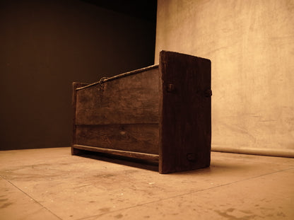 Antique church chest (early 20th century) 110x35cm