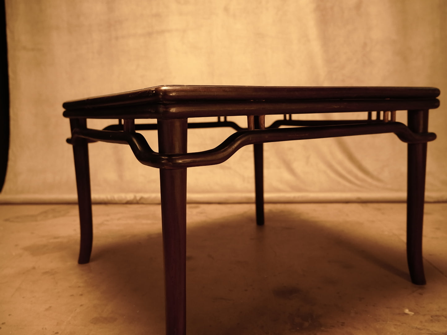 Oriental Style Elm Wood Coffee Table