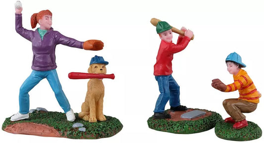 Figura navideña Práctica de baseball