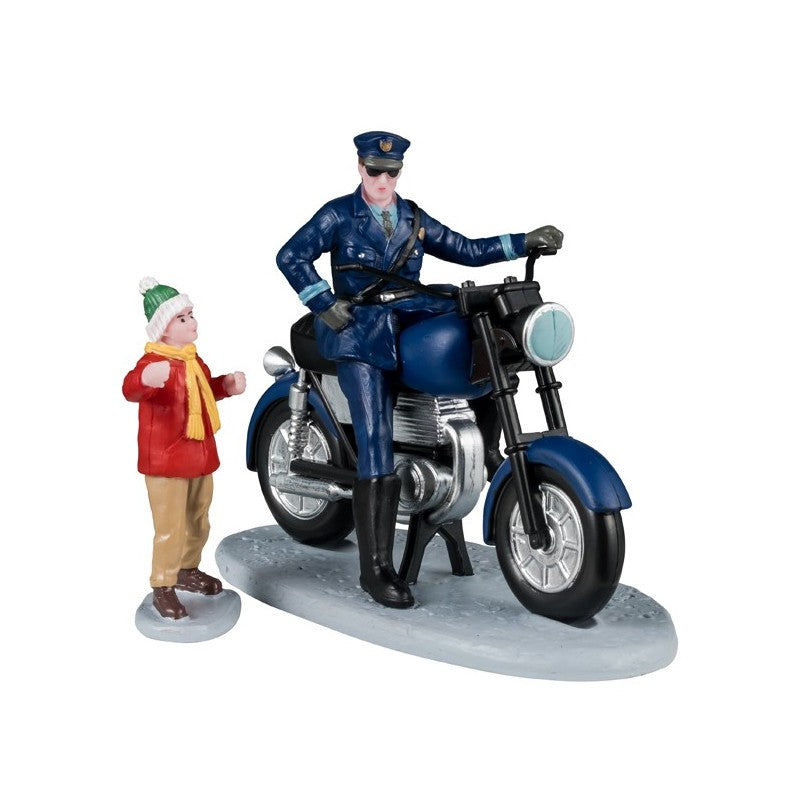 Figura navideña Oficial de Policía