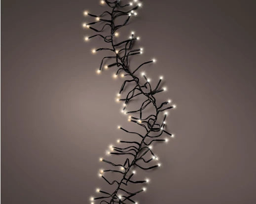 Cluster light garland 17m-2040L Warm White/Classic Yellow