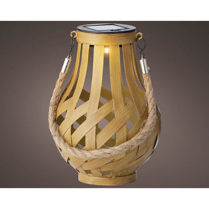 Lámpara Solar de Bambú