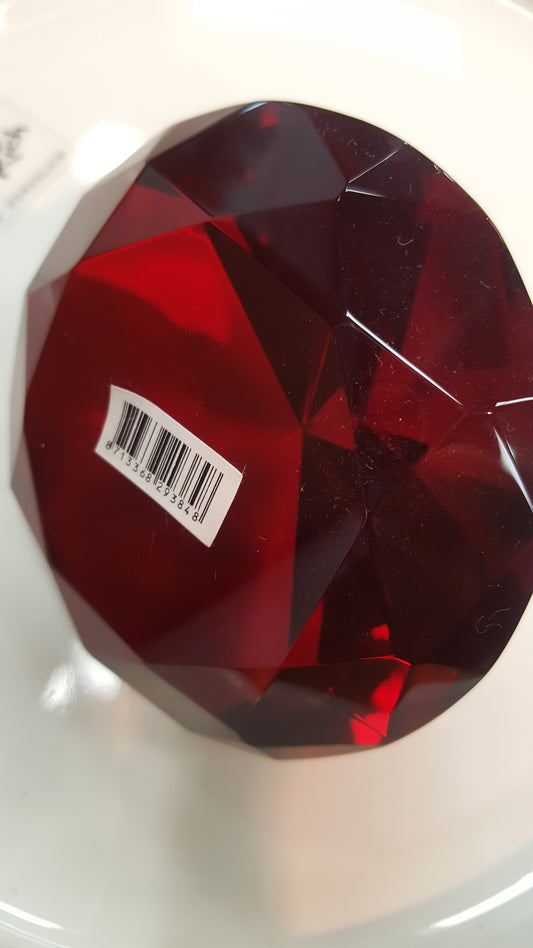 Diamante Rojo de cristal