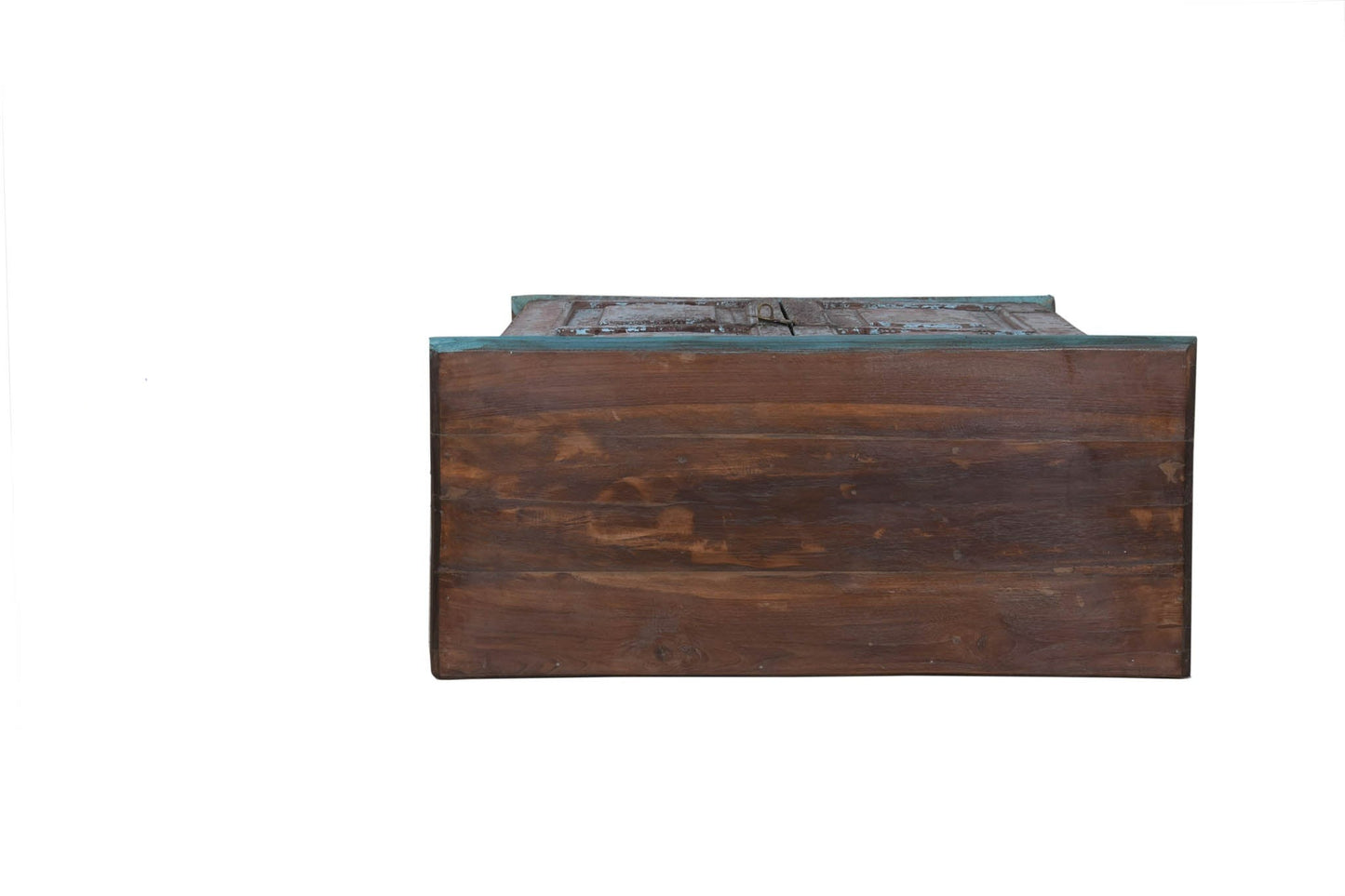 Armario de madera azul y rojo vintage 75x34x100cm núm. 23