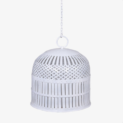 Industrial white iron ceiling lamp holder